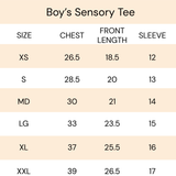 No Limbits Adaptive Boy's White Sensory Tee