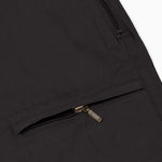 The close up of the hip pockets. It's zipped.