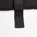 The closeup of the leg loop.