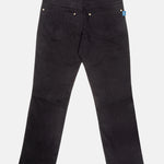 The back of the Men’s Black Unlimbited Pants. They have two big zippable pockets.