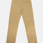 The back of the No Limbits Adaptive Men's Khaki Pants. They have two big zippable pockets on the back.