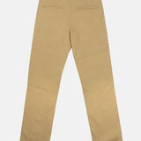 The back of the No Limbits Adaptive Men's Khaki Pants. They have two big zippable pockets on the back.