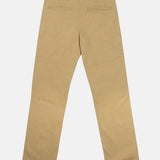 The back of the No Limbits Adaptive Men's Khaki Pants. They have two big zippable pockets on the back.