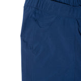 Close-up photo of pocket showing its placement and flat seams. 