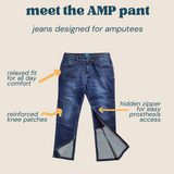 Men's Amp Pant Dark Wash
