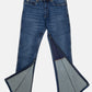 The No Limbits Adaptive Men's Dark Wash Unlimbited Pants, which zips from the ankles.